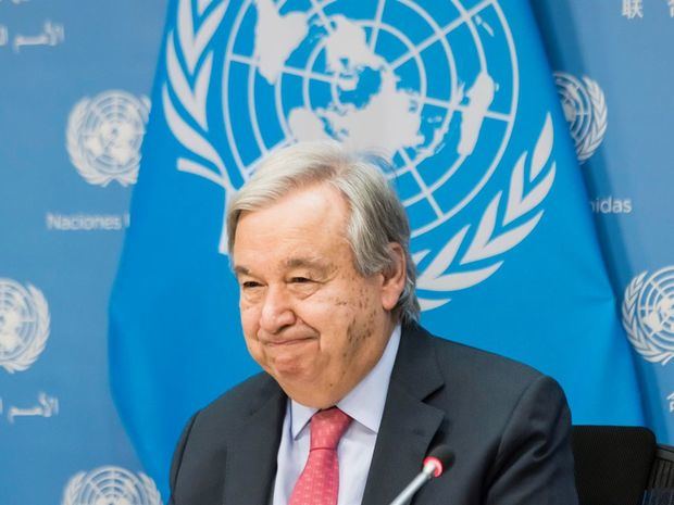 El secretario general de la ONU, António Guterres.