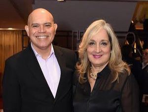Amaury Sánchez y Lisette Troncoso.