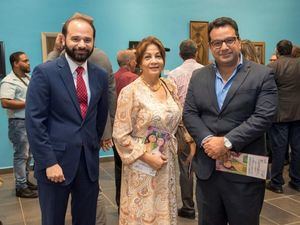 Leonardo Ferrand, Carmen Sterk y Jesús Armenteros.