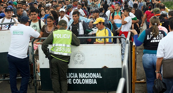 Migrantes venezolanos en Colombia