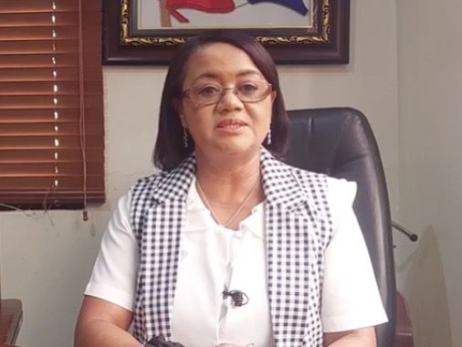 La licenciada Eufracia Gómez Morilo, presidenta del Consejo Nacional de Cooperativas, cuando anunciaba los detalles del IX Congreso del Cooperativismo Dominicano.