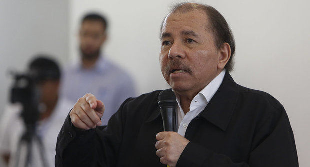 El presidente de Nicaragua, Daniel Ortega. 