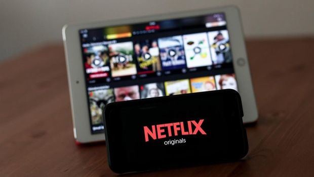 Vista de una pantalla que muestra el logo de Netflix, en una fotografía de archivo.