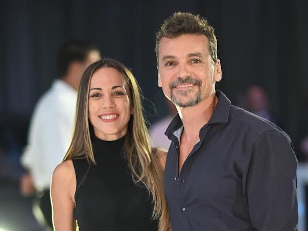 Karina Larrauri y Federico Osores.