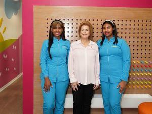 Antoliana Delgado, Patricia Gonzalez Pittaluga y Mabel Brito.