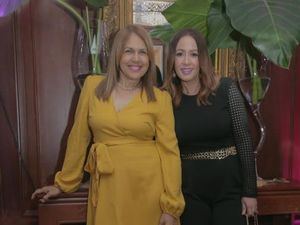 Yamira Taveras y Marilyn Ventura.