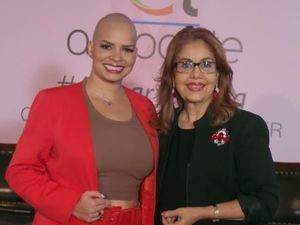 Karina Bonilla y Olga Lara.