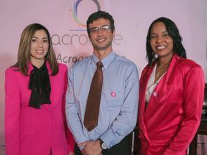 Veruschka Santana, Jesús Boada y Ornelia Cordero.