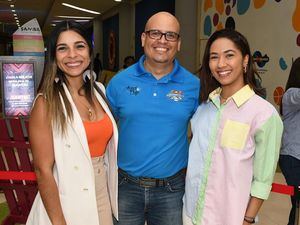 Vanessa Faria, Gimer Villegas y Kimberly Arias.