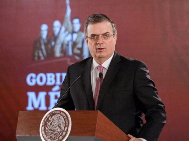 el secretario de Relaciones Exteriores de México, Marcelo Ebrard.