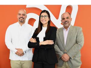 Ariel Jiménez, Laura Blanco y Julio Pérez.