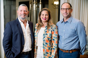 Gabriel Bobea, Francisco Lluberes Jr. y Jorge Moreira.