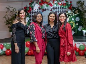 Gianny Soto, Estherlin suero, Pilar Méndez y Yocely Taveras.