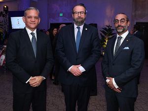 Christian Andrés Wazar, Sergio Arriz y Alejandro Pimentel.