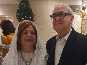 Don Luis S&#225;nchez Noble y D&#241;a. Mildred Berg&#233;s de S&#225;nchez celebraron sus 61 a&#241;os de casados