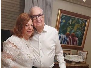 Don Luis Sánchez Noble y Dña. Mildred Bergés de Sánchez celebraron sus 61 años de casados