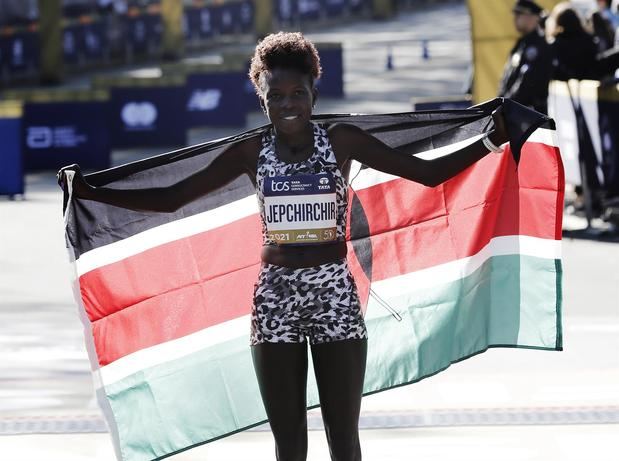 La atleta keniana Peres Jepchirchir, en una fotografía de archivo.