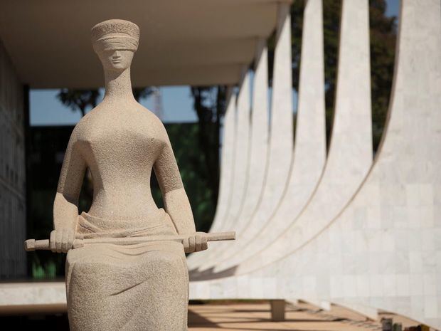 Vista exterior de la Corte Suprema de Brasil en Brasilia, en una fotografía de archivo.