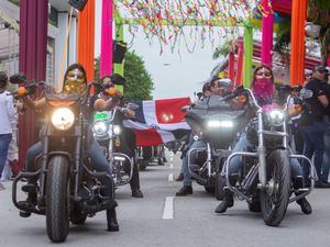 Desfile de Motocicletas Harley Davison.