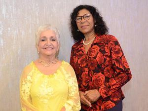 Margarita Mendoza y Evelin Rojas.