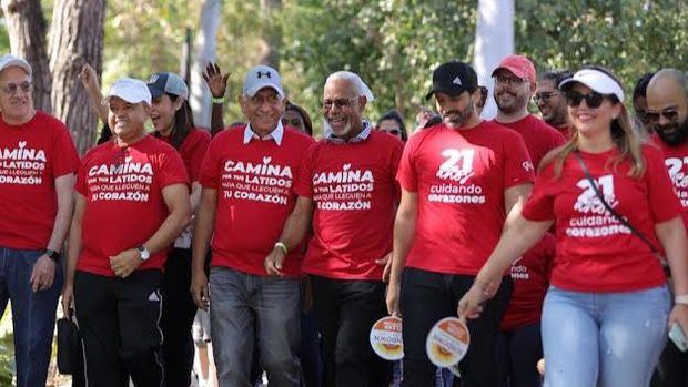 Caminata Alerta Roja por el corazón.