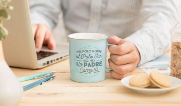 Modelo de taza para papá diseñada por Mr. Wonderful.