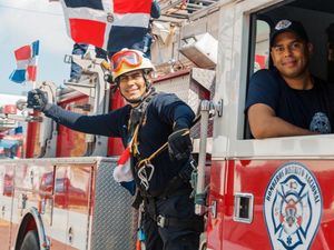 El Cuerpo de Bomberos de Santo Domingo celebra su 95 aniversario.