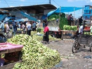 Mercado  en el Distrito Nacional.