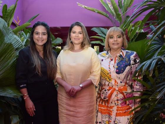 María José Espaillat, Loren Cabrero y Rommy Grullón.