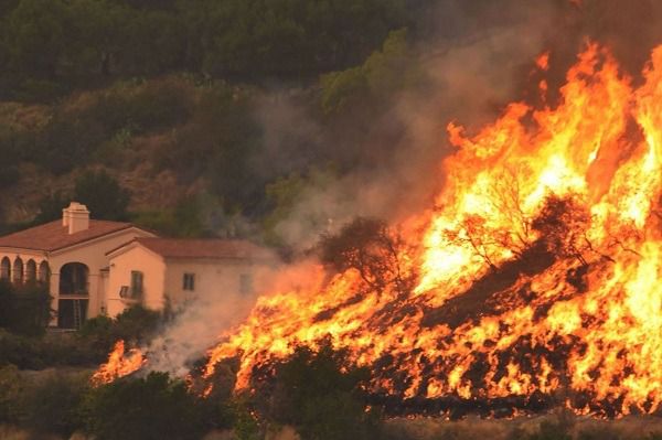 Incendio en California.