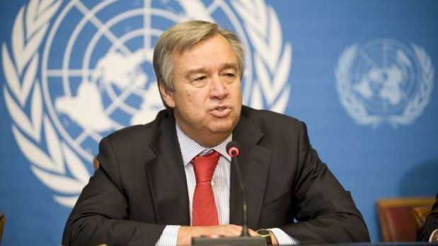 António Guterres, secretario general de la ONU.