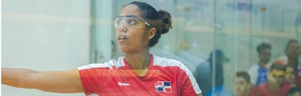 María Céspedes, ganadora de la medalla de bronce por República Dominicana.