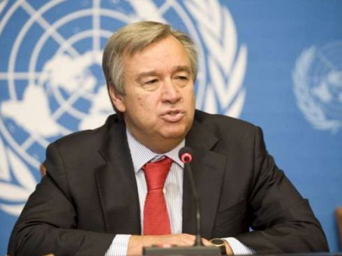 António Guterres, secretario general de la ONU.