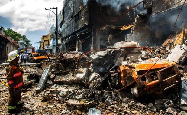 Explosión en San Cristóbal.