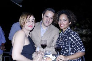 Valentina Rodríguez, Robert Lizardo y Suzette Reyes. 