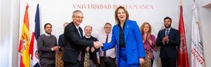 Cultura y Universidad de Salamanca firman acuerdo para fortalecer la Cátedra Pedro Henríquez Ureña de Estudios Dominicanos.