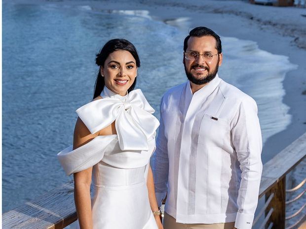 iliana Rodríguez Aristy y Daniel García Chajín.