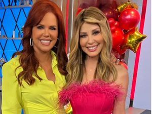 Myrka Dellanos y María Celeste Arrarás celebran 30 aniversario de "Primer Impacto"