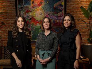 Daniela Peñaranda, Noelia Callejo y Laura Ricardo.