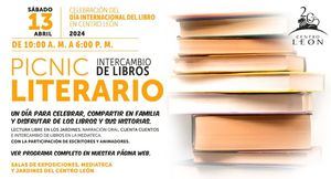 Celebración del día internacional del libro en Centro León Picnic Literario.