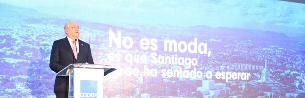 Miguel Lama declaró a Santiago como la meca empresarial y centro de inversiones.