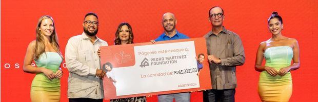 Jhonan Merán, Glenda Borbón, Junior Tolentino y Magín Ferreiro.