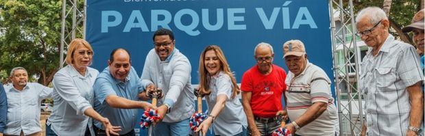 Alcaldía del DN y Cervecería Nacional Dominicana inician construcción del Parque Vía en Los Rios.