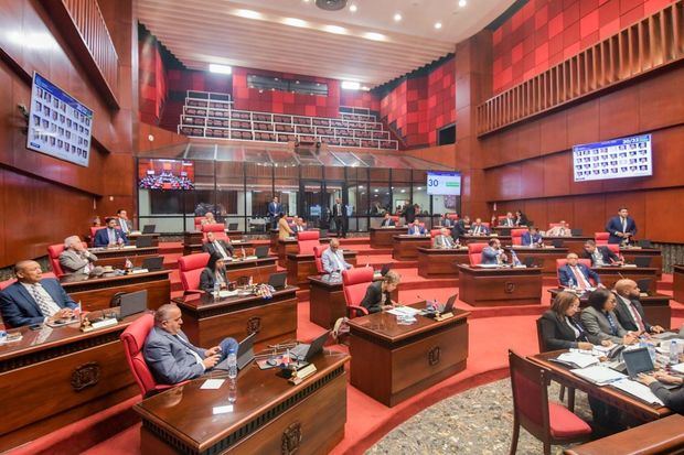 Sesión en el senado.