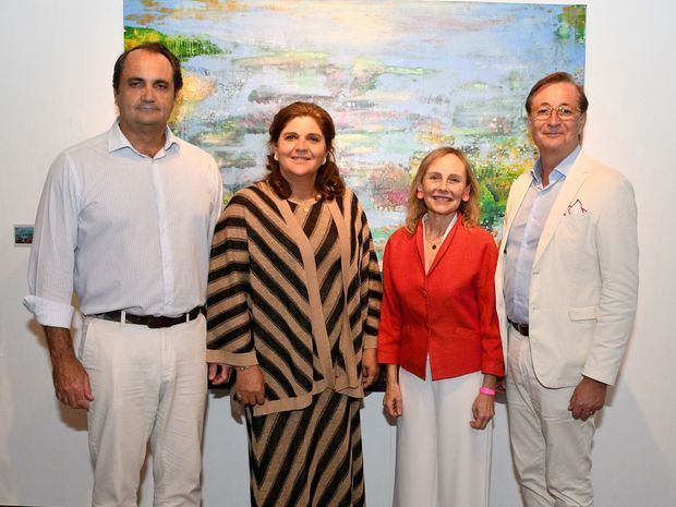 Ángel Pérez Pérez , Elena Fernández de Pérez , Emma Grau y Pere de Ribot.