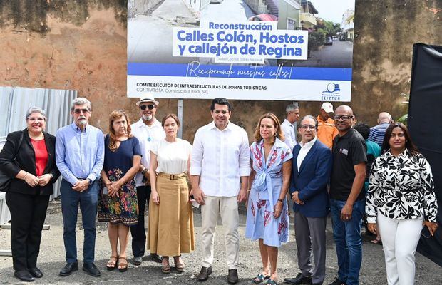 Collado dice turismo invierte más de 400 millones de pesos en obras  en Ciudad Colonial