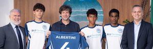 Demetrio Albertini inaugura la primera academia internacional de fútbol en Las Terrenas
