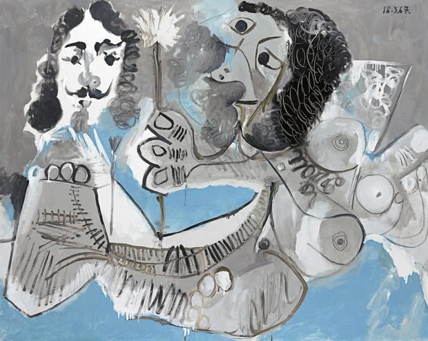 la obra 'Mousquetaire et Femme a la Fleur', un Picasso de 1967 vendido por casi 20 millones de dólares.