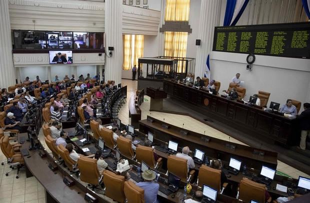 Vista de la Asamblea Nacional (Parlamento) en Managua (Nicaragua). 