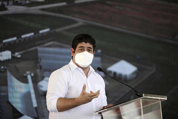 En la imagen, el presidente costarricense, Carlos Alvarado. 